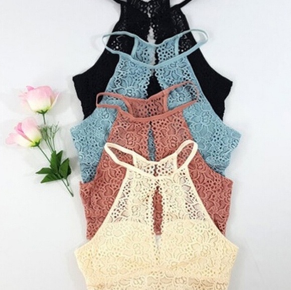 Other - DUSTY ROSE LACE BRALETTE